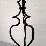 Art Deco wrought iron floor lamp - French work from the 30s