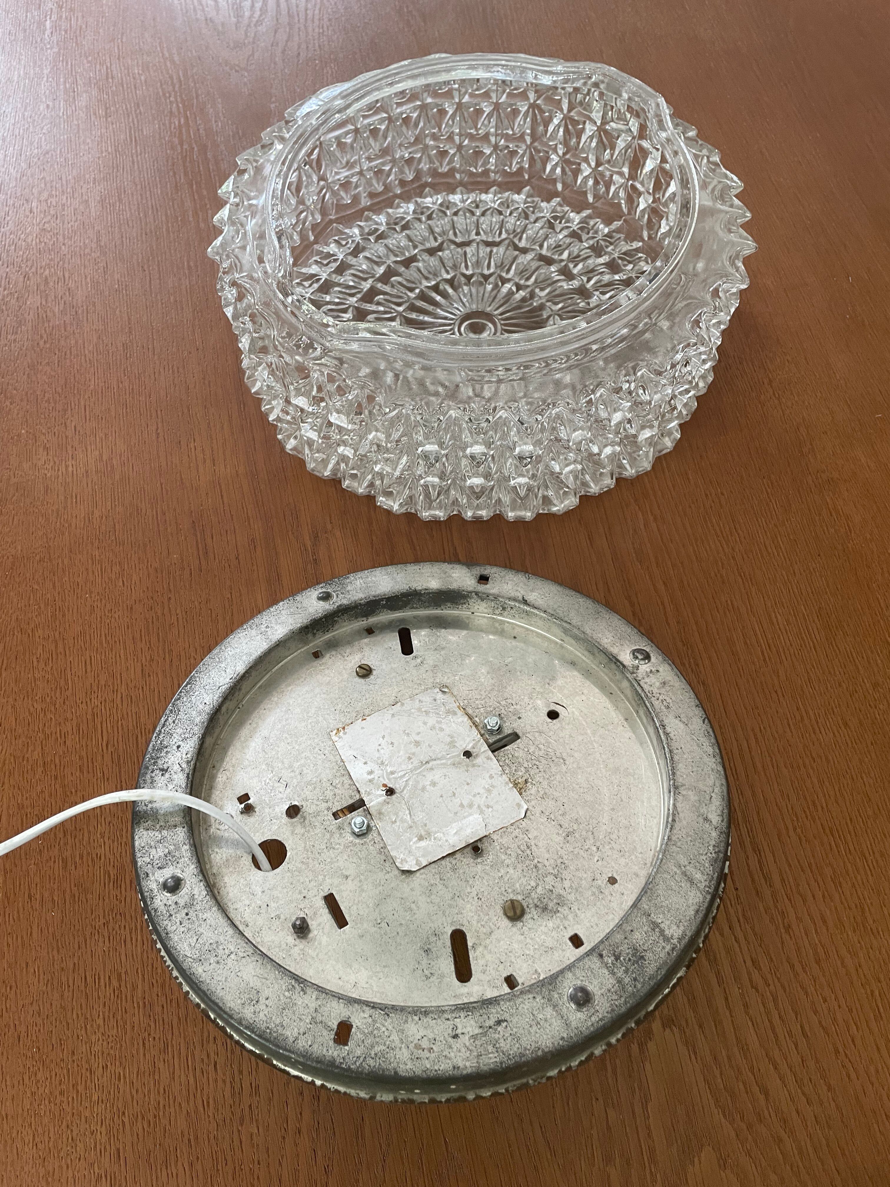 Wall light or ceiling light Erco mid-century