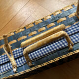 Wicker suitcase