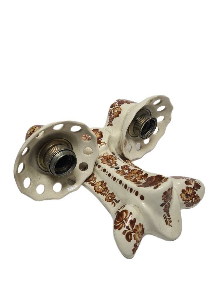 2-armed wall lamp from Włocławek, Poland, 1970s