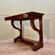 Empire Style Mahogany Cross Console 19th Century