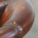 Vintage club armchair made of sheep leather
