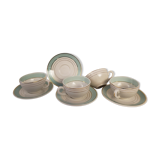 50's opaque porcelain cups