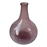 Bubbled purple vase