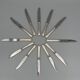 Cutlery set in metal ravinet d'enfert model dauphin 109 pieces