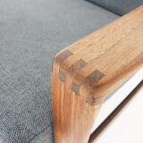 Teak lounge chair by Illum Wikkelso model EK for Niels Eilersen, Denmark 1960's