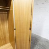 Armoire scandinave 3 portes en teck blond