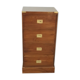 Meuble de rangement en teck 4 tiroirs
