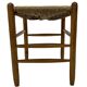 Vintage Stool Danish Papercord Rope Stool Mid Century Ottoman