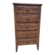 Commode/chest of drawers with tapered legs