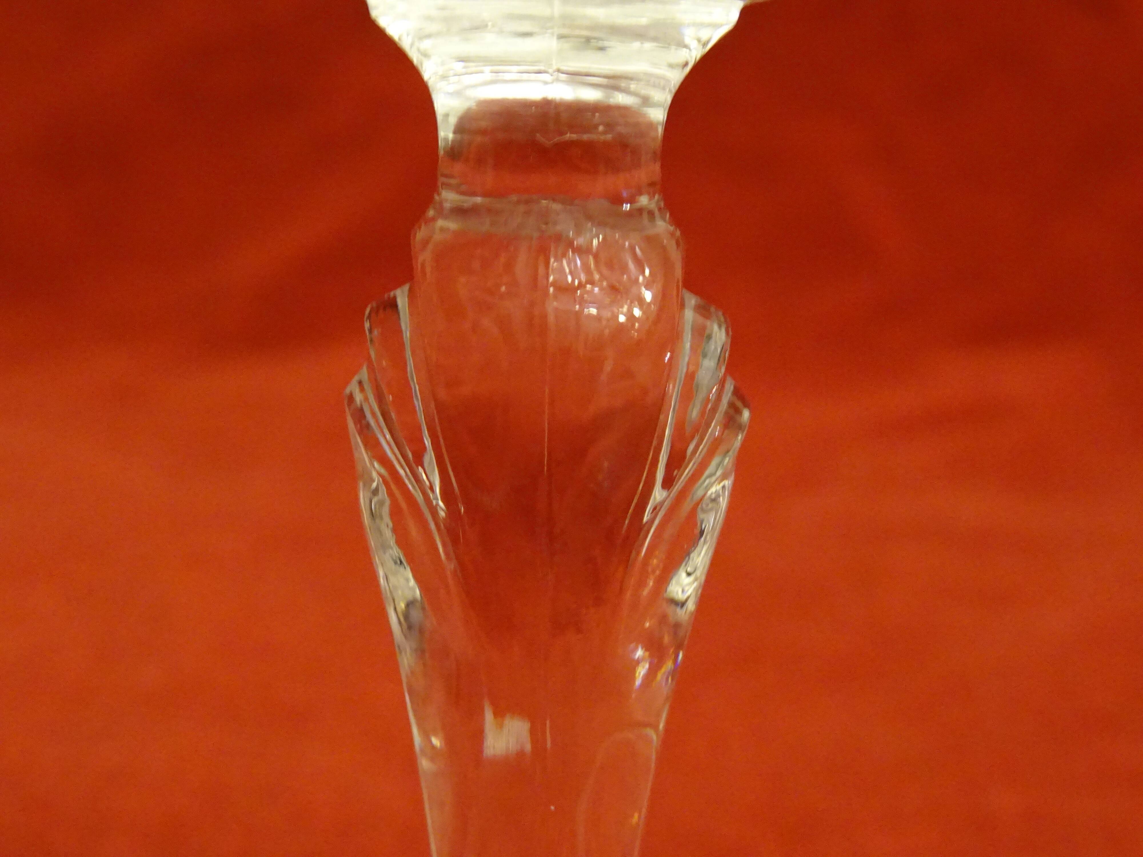 6 cut crystal glasses