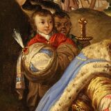 17th century Flemish painting, Saint Philip baptizing the eunuch