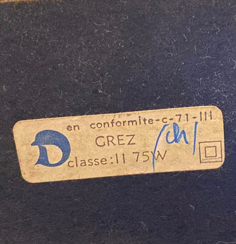 Le Dauphin lamp 1970s