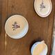 Old children's breakfast service hand-painted, Brittany, art deco