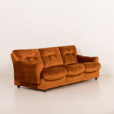 Italian vintage Brusnelli 3 person sofa, 1970s