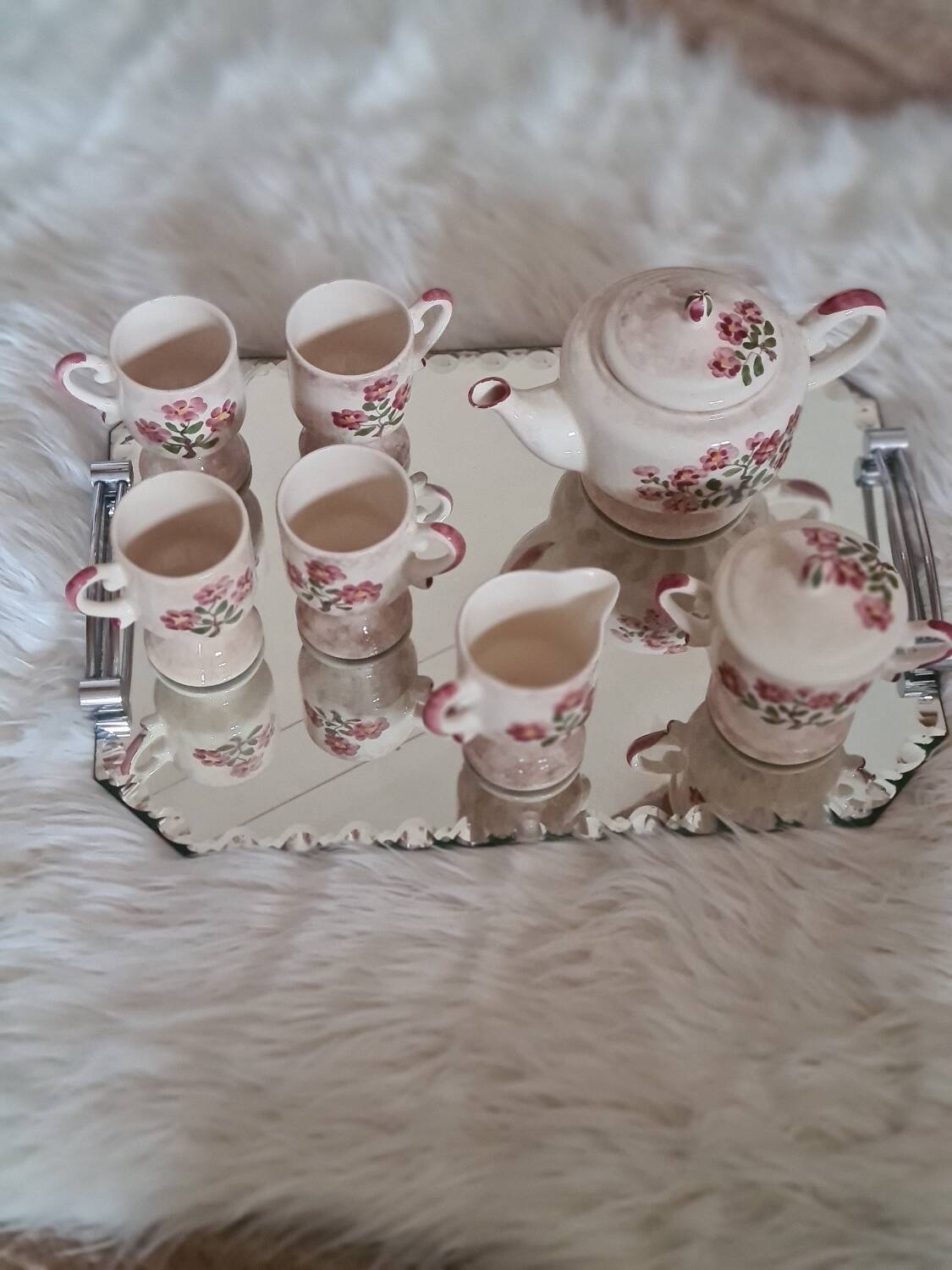 Artisanal ceramic coffee service