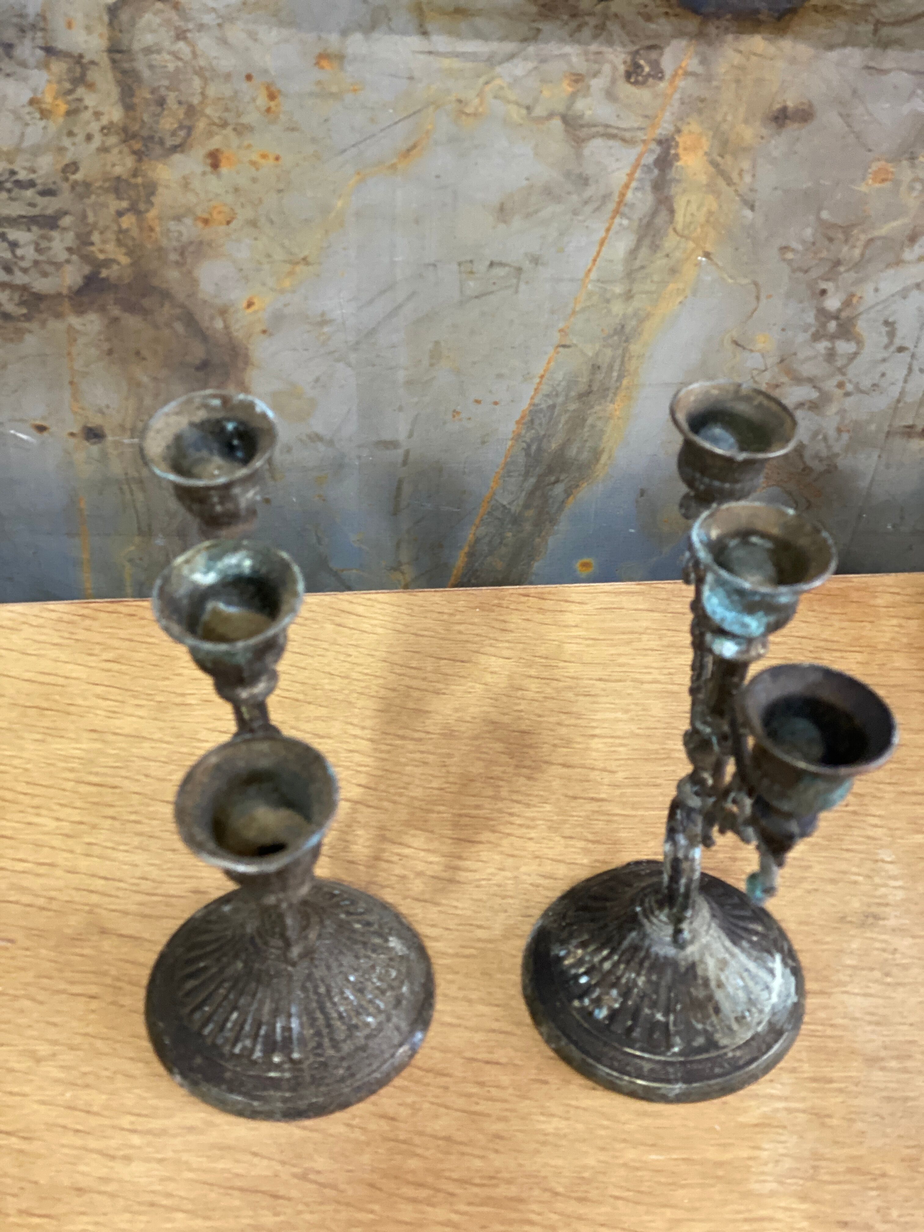 Candelabra pair