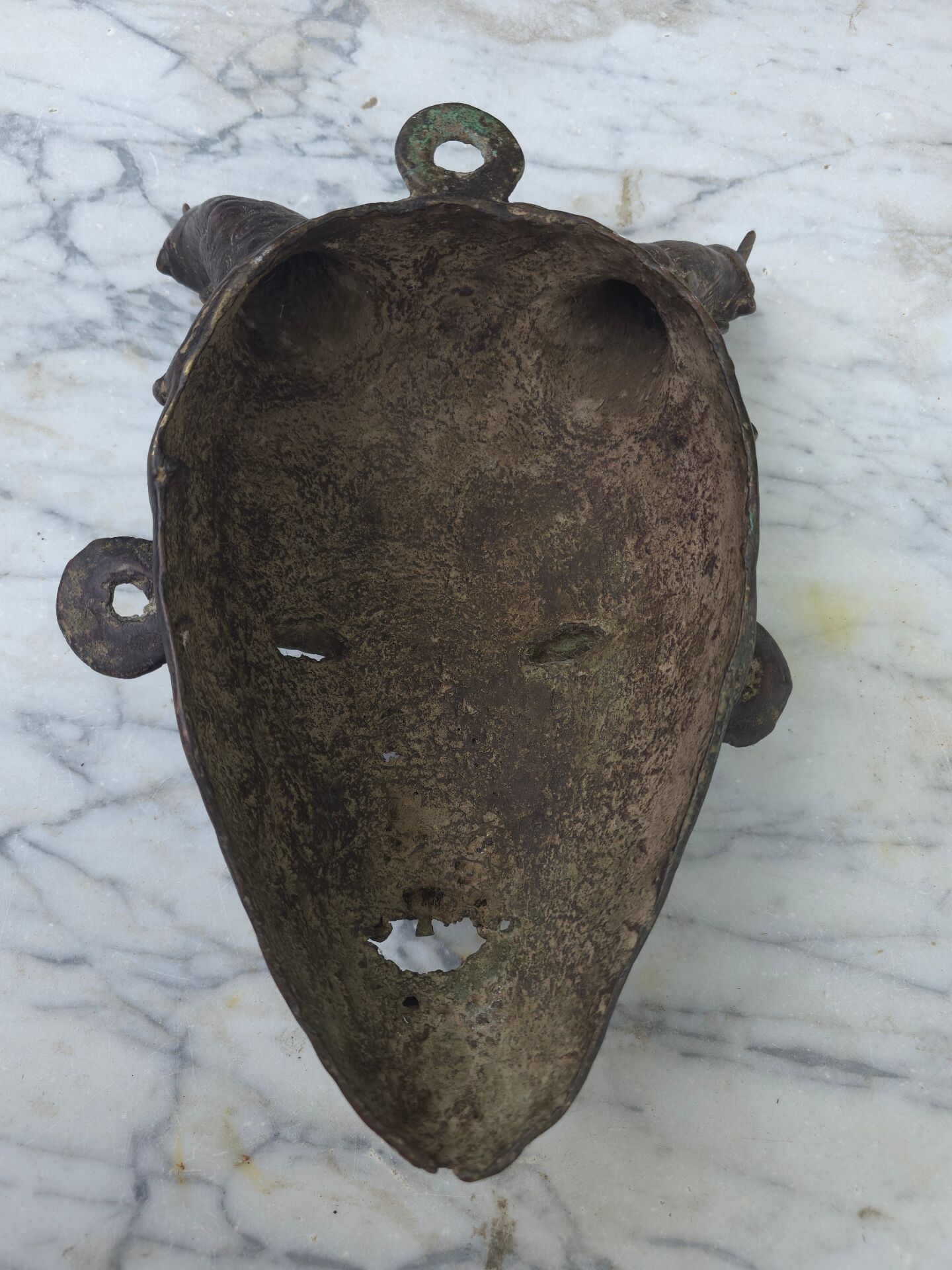 Masque Africain en bronze