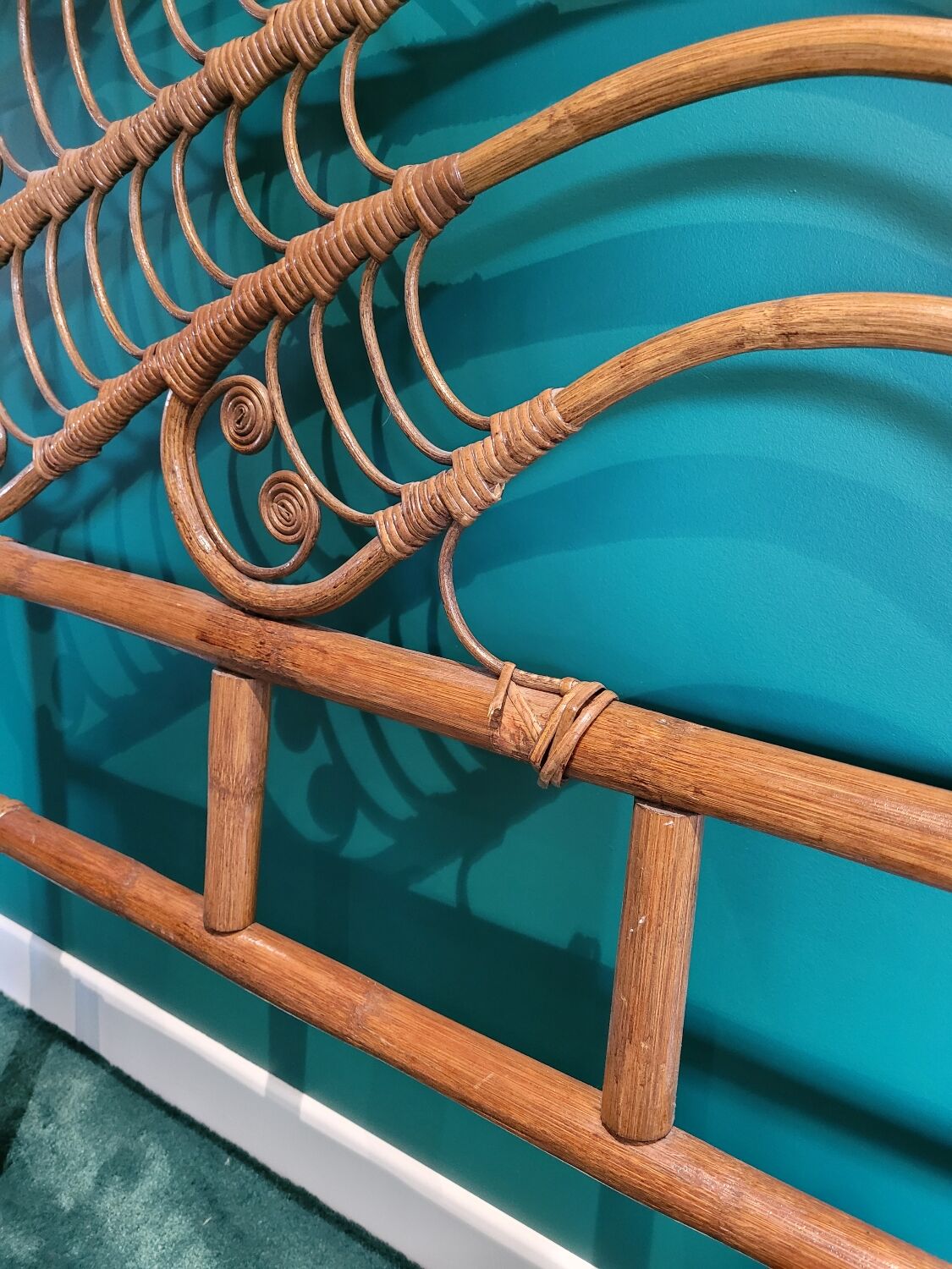 Peacock headboard