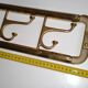 Art-Deco brass Coat Rack & one Hanger, France, 1940s