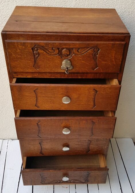 Chifonnier 5 drawers 50s
