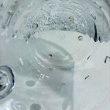 Saint Louis crystal ice bucket Bubbles model