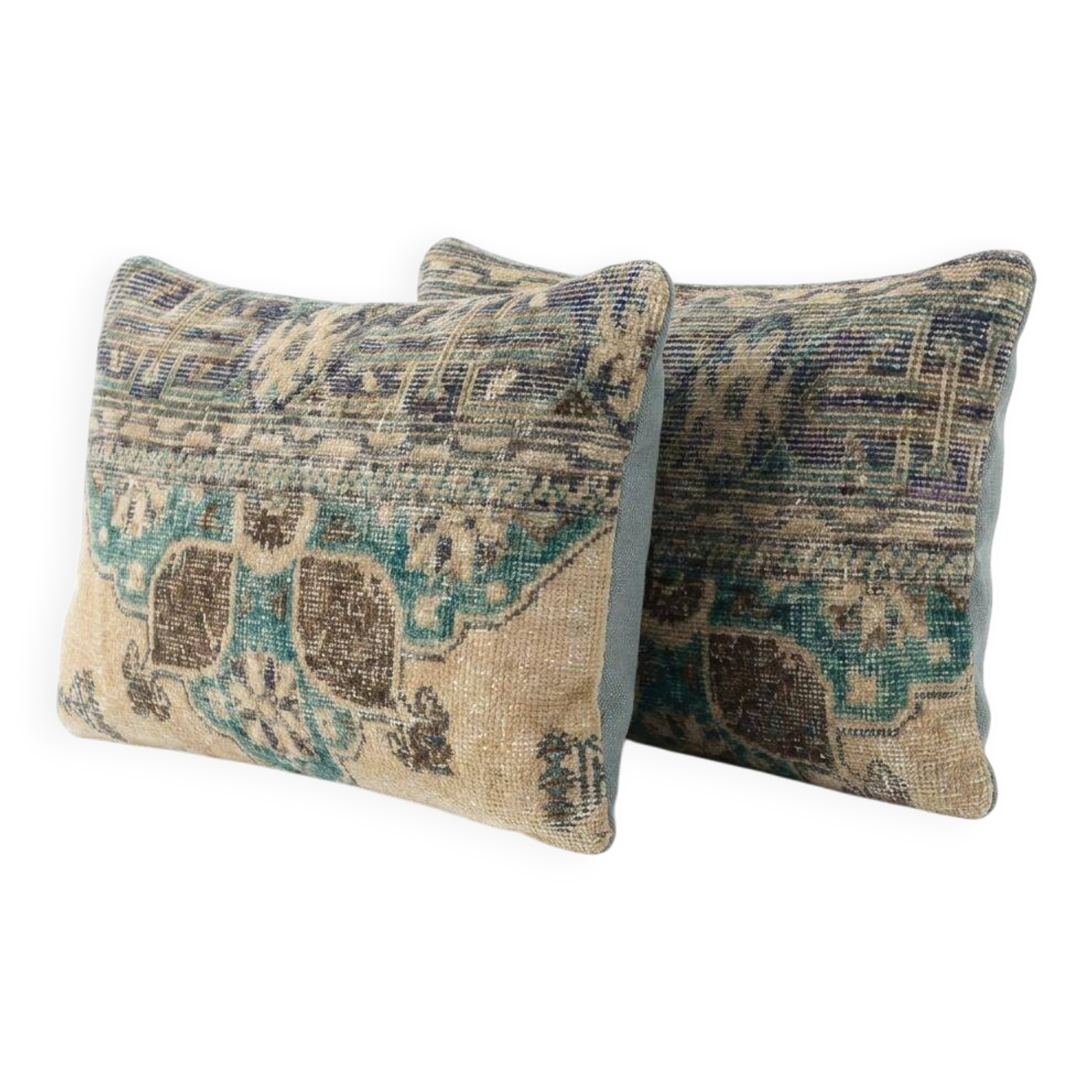 Set of 2 vintage Turkish cushion covers 41x61 cm