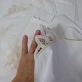 7 anciennes serviettes de tables brodées