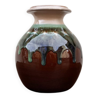 Vase en céramique, 'Kamionka' Łysa Góra, Pologne, années 1960.