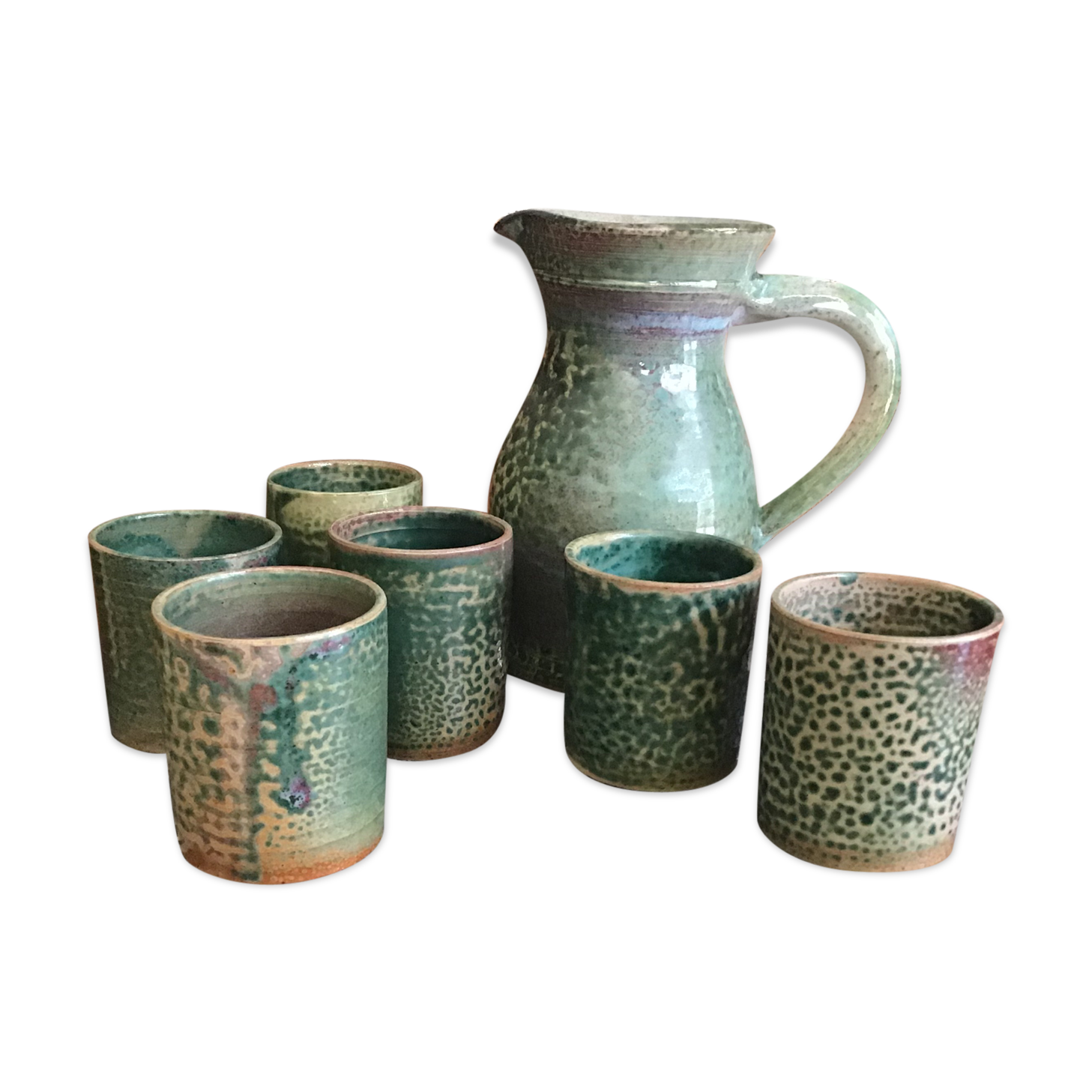 Orangeade serving in sandstone