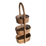 Basket rack of fruits and vegetables with floors