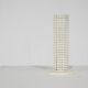 "Skyscraper" vase by Josef Hoffmann for Bieffeplast, Italy, 1980s.