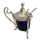 Mustard Pot Solid Silver (950°/°°°) Hallmark 1st Rooster Empire Consulate Period