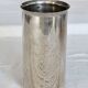 Vintage silver metal bottle holder – Cherry detail