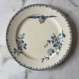 Set of 4 Sarreguemines Favorite ironstone dessert plates