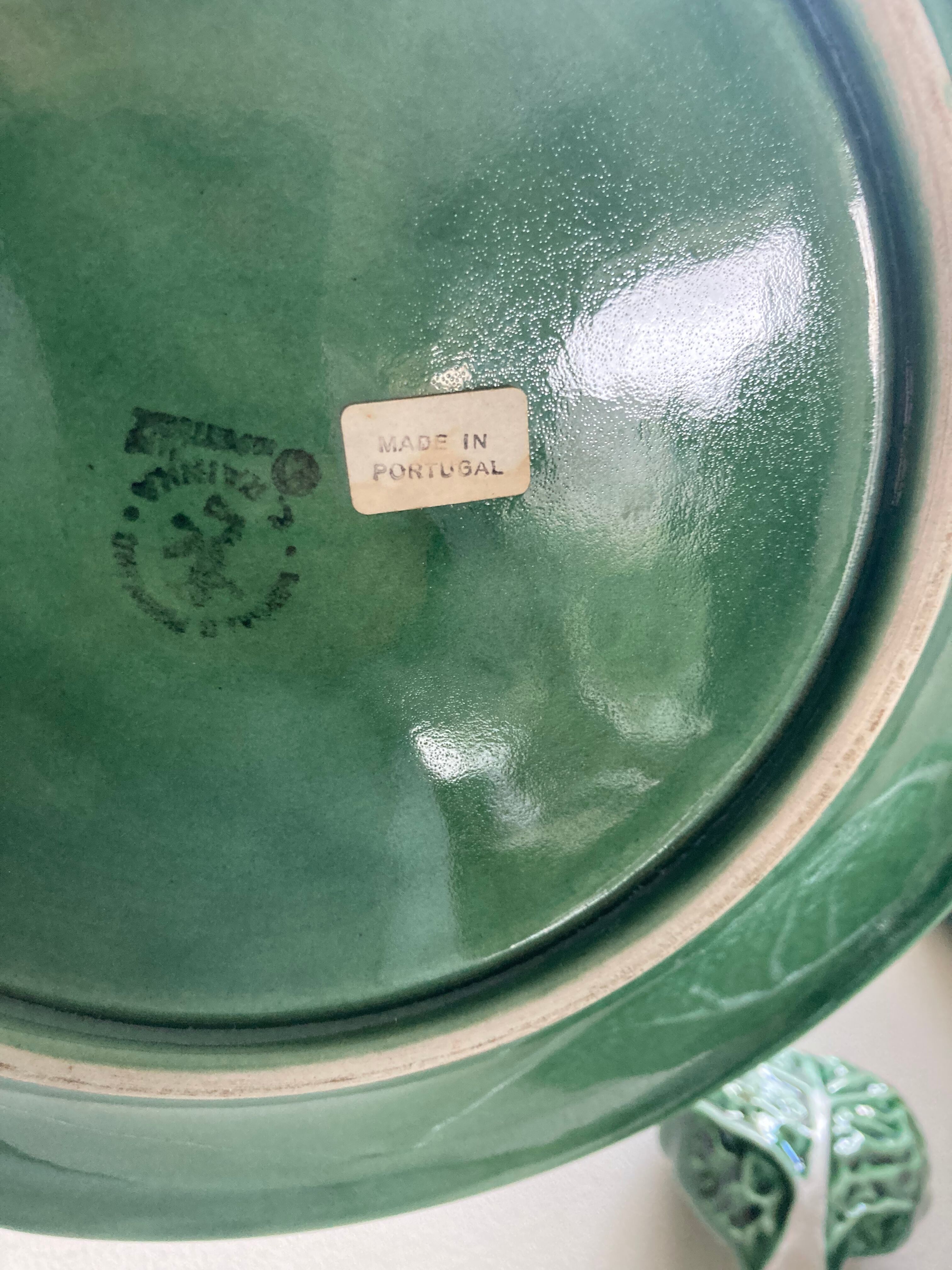 Cabbage tureen in slip 4 pieces