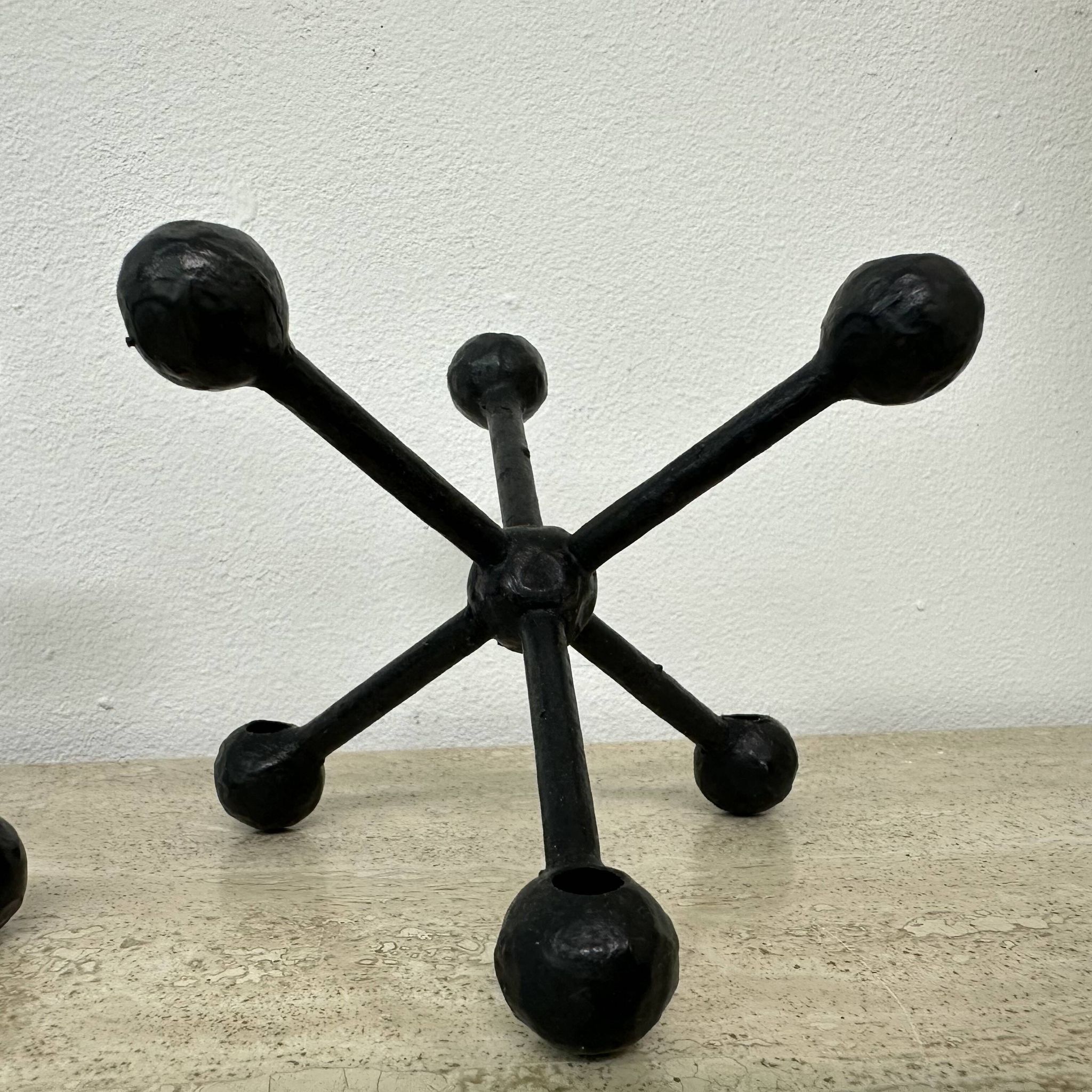 Lot de 2 bougeoirs Scandinave vintage années 60