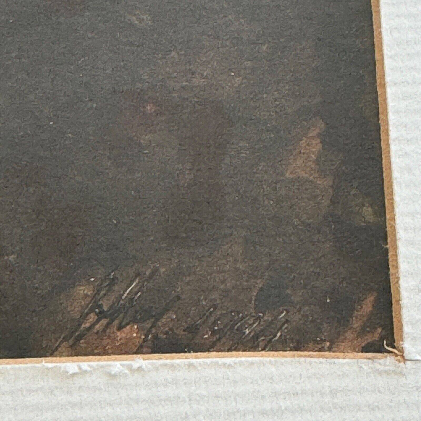 Watercolor on paper by Valentin Nossikov XXth Still Life with Heather