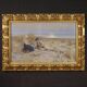 Peinture italienne signée aquarelle du 20ème siècle