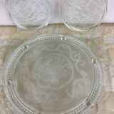 Trivet and vintage bottle France
