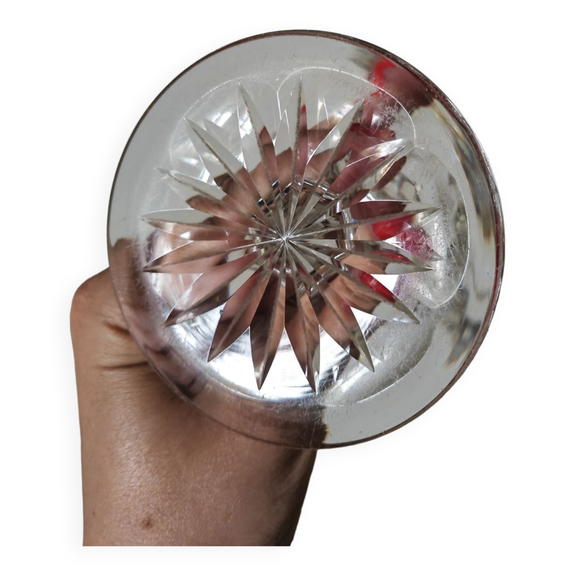 Saint Louis or Baccarat cut crystal glass