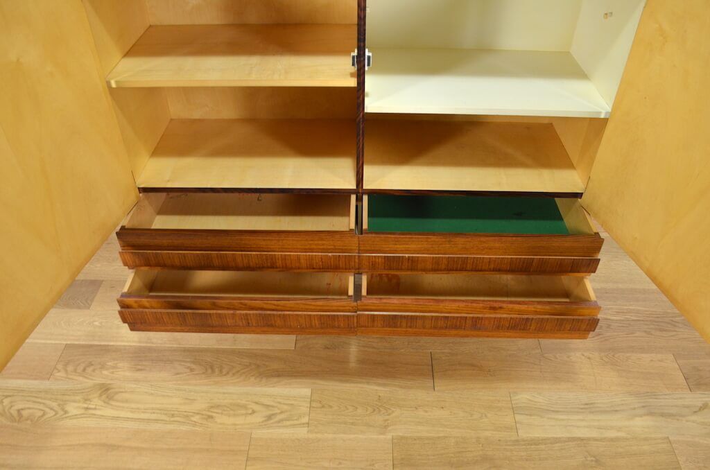 Scandinavian design furniture in rosewood from Rio Alfred Hendrickx 1960