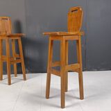 Mid century brutalist bar stools, 1960s