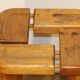 Vintage pine stool by Olof Ottelin - 1960
