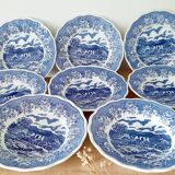 Assiette creuse Swiss Landscape vintage