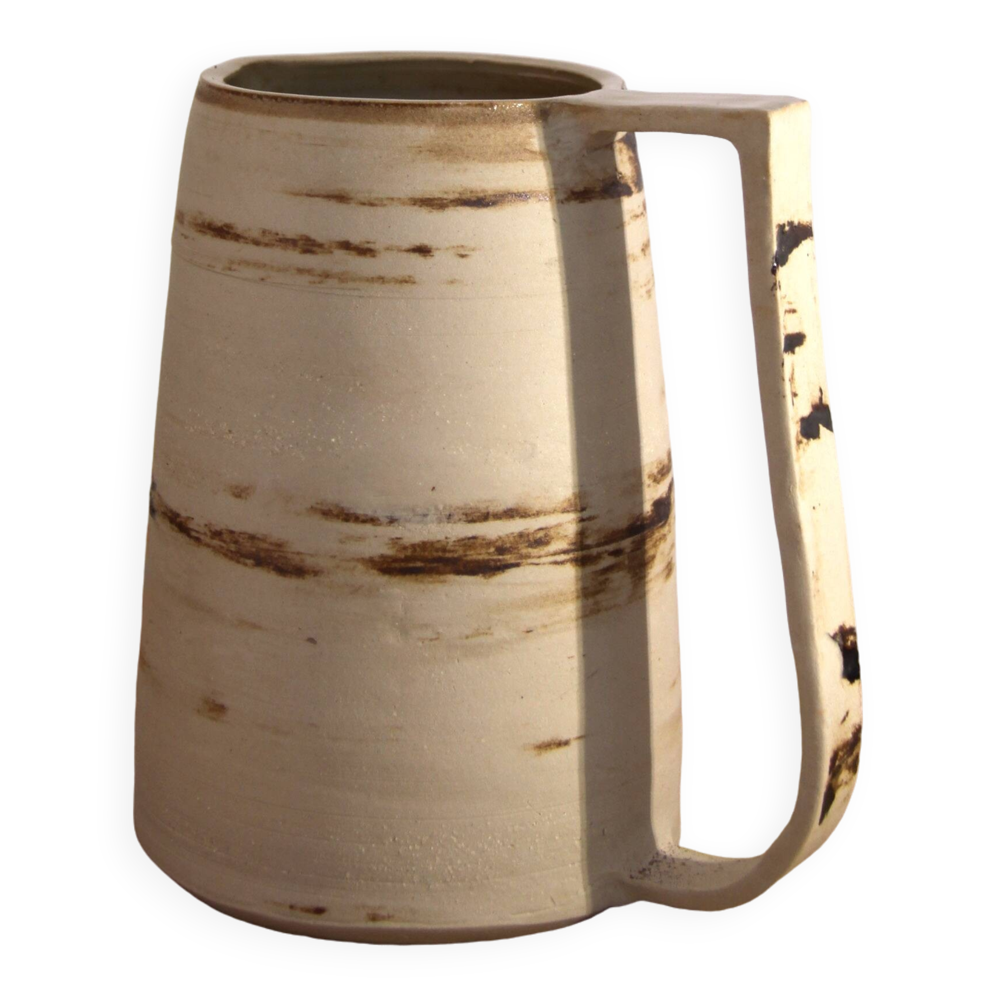 Pitcher / vase in mixed earth