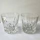 Paire verres whisky «Guernesey » cristal Saint Louis