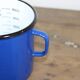 Enamelled sheet metal dosing broc