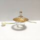 Crystal Trinket Bowl with Gold Details