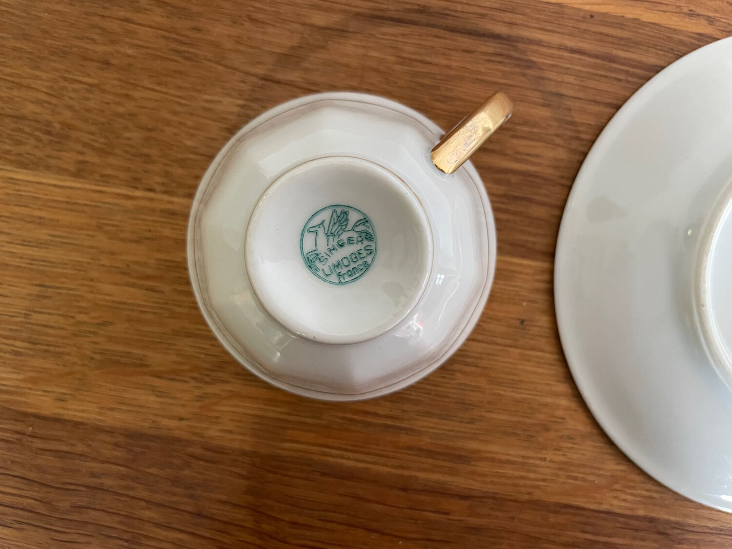 Coffee cup with saucer